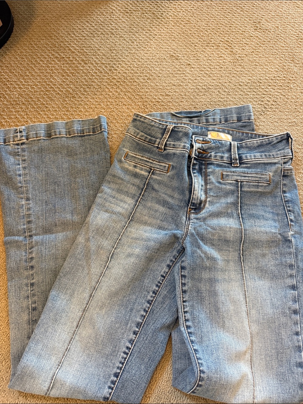 Kut from the Kloth Light Blue Wide Leg Jeans